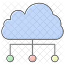 Server Lineal Color Icon Icon