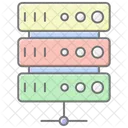 Server Lineal Color Icon Icon