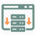 서버 웹 웹사이트 아이콘