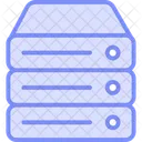 Server Duotone Liniensymbol Symbol