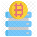Server Bitcoin Kryptowahrung Symbol