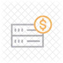 Server Database Dollar Icon
