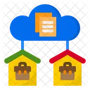 Server Worker Work From Home Icon