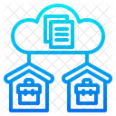 Server Worker Work From Home Icon