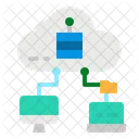 Internet Server Cloud Icon