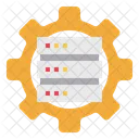Server Data Base Gear Icon
