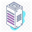 Server Database Multiple Servers Icon