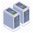 Datenbanken Rechenzentren Server Icon