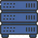 Server Stack Analytical Icon