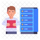 Data Admin Database Admin Server Admin Icon