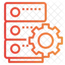 Serveranalyse Servereinstellungen Datenbankeinstellungen Symbol