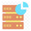 I Server Kreisdiagramm Server Analysediagramm Datenbank Analysediagramm Symbol