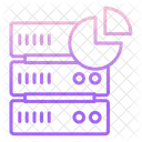 I Server Kreisdiagramm Server Analysediagramm Datenbank Analysediagramm Symbol