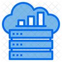 Cloud Server Data Base Icon