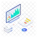 Server Analysis Storage Insight Icon