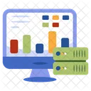Server Analytics Infographic Statistics Icon