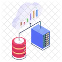 Cloud Infographic Cloud Data Server Analytics Icon