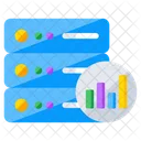 Server Analytics Server Statistics Server Infographic Icon