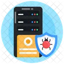 Database Server Antivirus Server Protection Icon