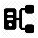 Server Network Dataserver Rack Server Hosting Icon