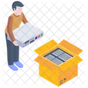 Server Box  Symbol