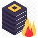Server Burning Dataserver Database Icon