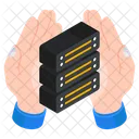 Server Care Database Care Data Storage Care Icon