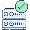 Server Check Data Storage Checked Icon