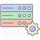 Server Configuration Lineal Color Icon アイコン
