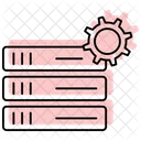 Server Configuration Color Shadow Thinline Icon Icon