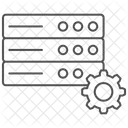 Server Configuration Thinline Icon 아이콘