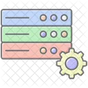 Server Configuration Lineal Color Icon 아이콘