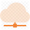 Server connected cloud  Icon