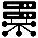 Server Architecture Server Connection Client Network Icon
