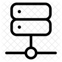 Server Connection Data Storage Server Icon