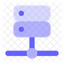 Server Connection Data Storage Server Icon