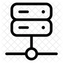 Server Connection Data Storage Server Icon