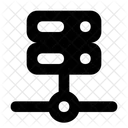 Server Connection Data Storage Server Icon