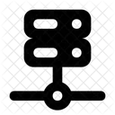 Server Connection Data Storage Server Icon