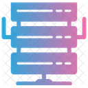 Server Database Data Storage Cloud Hosting Network Computing Web Db Icon