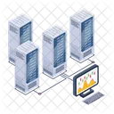 Serveruberwachung Serverraum Rechenzentren Icon