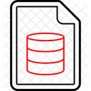 Serverdokument Daten Datenbank Symbol