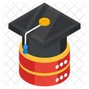 Server Education Database Education Hosting Education Icon