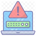 Server Error Exclamation Data Icon