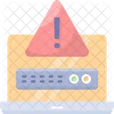 Server Error Exclamation Data Icon