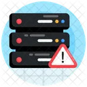 Server Caution Server Error Database Error Icon
