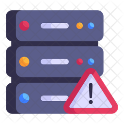 Server Failure Icon - Download in Flat Style