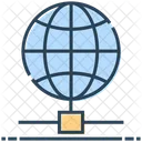 Server Globe Internet World Icon