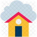 Cloud Computing House Icon