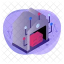 Data Center In House Server Icon